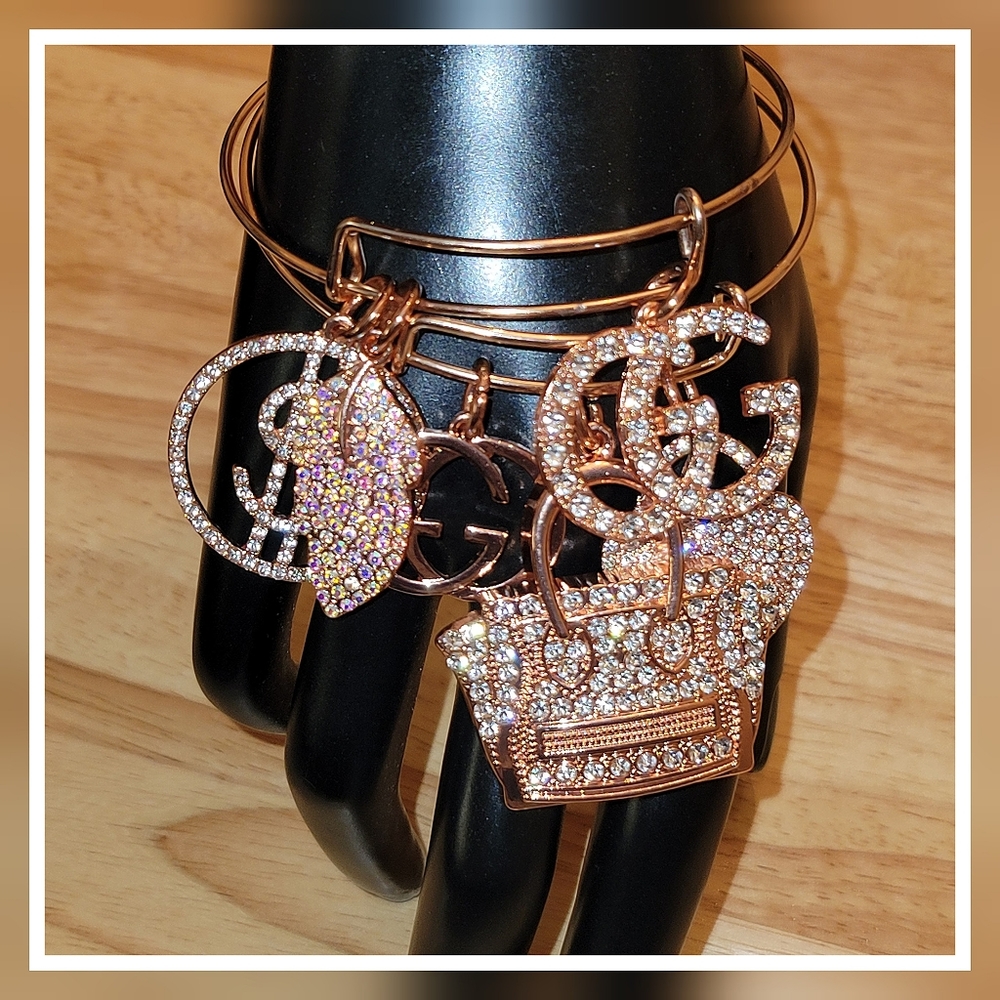 Rosegold Bangle Set